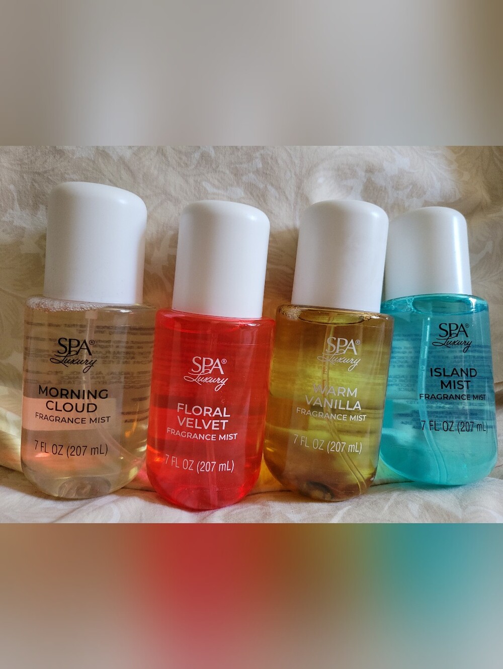 NWT 4 - SpaLuxury 7.5oz Fragrance Mist Bundle